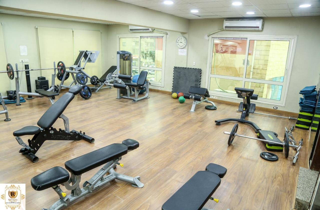 Rehana Plaza Hotel Kairo Exterior foto The gym at the hotel